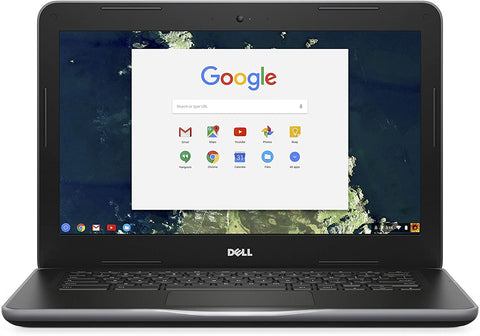 Dell Chromebook 13: Intel Celeron 3855U Dual-Core 1.6GHz, 4GB RAM 32GB SSD, 13.3" Screen, Chrome OS. Used. (SKU: Dell-Chrom13)