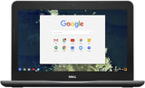 Dell Chromebook 13: Intel Celeron 3855U Dual-Core 1.6GHz, 4GB RAM 32GB SSD, 13.3" Screen, Chrome OS. Used. (SKU: Dell-Chrom13)
