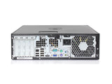 HP Compaq 6000 Pro Small Form Factor Desktop: Intel Dual Core E5500 2.8GHz, 4GB DDR3, 128GB SSD, Windows 11 Pro, MS Office 2021 Professional Plus. Refurbished (Good). (SKU: HP-6000SFF)