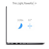 ASUS VivoBook E403SA 14” Ultra-thin Laptop with Intel® N3700 Quad Core, 4GB RAM, 128GB eMMC,  Windows 10 Home 64 bit