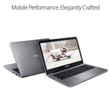 ASUS VivoBook E403SA 14” Ultra-thin Laptop with Intel® N3700 Quad Core, 4GB RAM, 128GB eMMC,  Windows 10 Home 64 bit