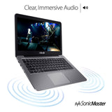 ASUS VivoBook E403SA 14” Ultra-thin Laptop with Intel® N3700 Quad Core, 4GB RAM, 128GB eMMC,  Windows 10 Home 64 bit