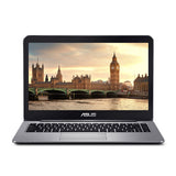 ASUS VivoBook E403SA 14” Ultra-thin Laptop with Intel® N3700 Quad Core, 4GB RAM, 128GB eMMC,  Windows 10 Home 64 bit