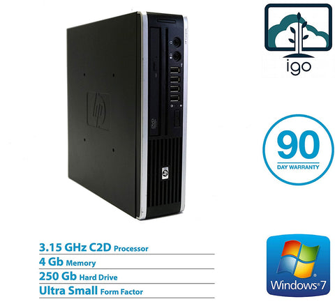 HP Compaq Elite 8000 Ultra Slim (Core2Duo 3.15G /4G DDR3/ 250G HDD/Win7 Pro)