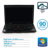 LENOVO Thinkpad X120e 11.6" laptop (AMD Dual Core 1.6G/4G DDR3/160G HDD/Win7 Home)