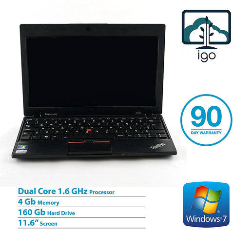 LENOVO Thinkpad X120e 11.6" laptop (AMD Dual Core 1.6G/4G DDR3/160G HDD/Win7 Home)