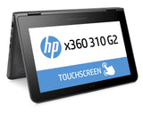 HP X360 310 G2 11.6" Touch Screen Convertible, Intel N3050 1.6 GHz, 256GB SSD, 4GB DDR3, Webcam, HDMI, Windows 11 Pro - Refurbished (Good) (SKU: HP-X360-310G2)