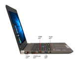 Toshiba Portege Z30T-C 13.3" Touch Screen Ultrabook: Intel Core i5-6300U 2.4GHz, 16GB DDR3, 128GB SSD, Webcam, HDMI, Win 11 Pro, MS Office 2021 Professional - Refurbished (SKU: TOSB-Z30T-C)