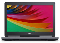 Dell Precision 7520 15.6" FHD Mobile Workstation- Intel i7-6820HQ Quad Core 2.70 GHz, 16GB RAM, 256GB SSD, NVIDIA Quadro M1200 4 GB, Win 11 Pro, NO Webcam - Refurbished (Good) (SKU: Dell-P7520-7)