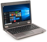 HP Probook 6360b Laptop: Intel Core i5-2520M 2.5 GHz, 4GB RAM, 250GB HDD, Webcam, DVDRW, French Keyboard, Windows 10 Pro - Refurbished