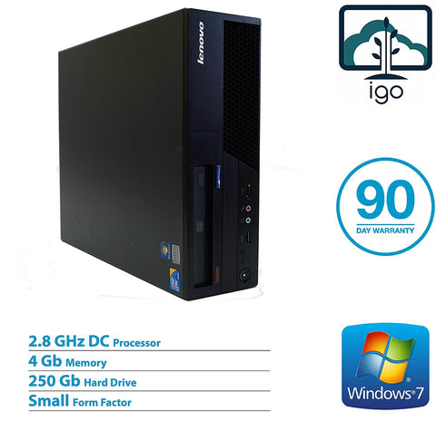 LENOVO Thinkcentre M58 7360(Dual Core 2.8G /4GDDR3 / 250G /DVD /Win7 Pro)