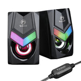 Marvo SG118 USB Powered, 3.5mm Plug RGB LED Gaming Speakers